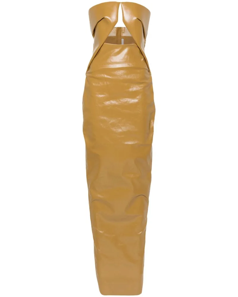 Rick Owens Prong Abendkleid - Gelb Gelb