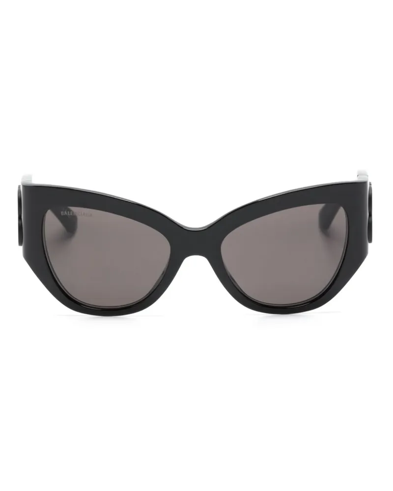 Balenciaga Sonnenbrille mit Cat-Eye-Gestell - Schwarz Schwarz