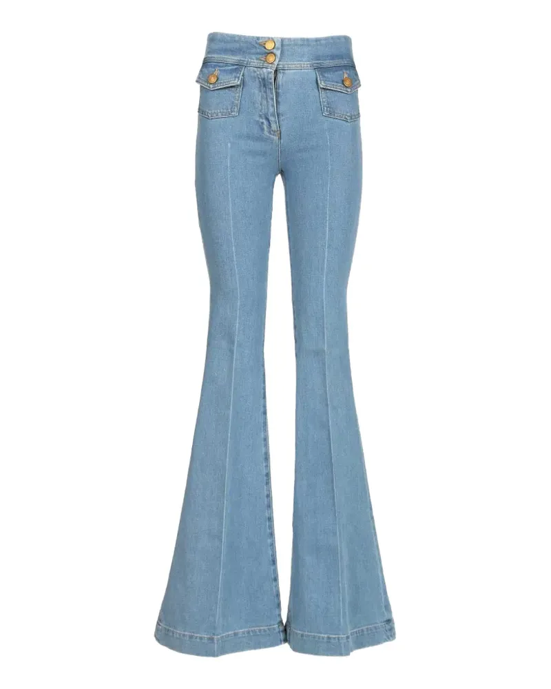 Seafarer flap pocket flare jeans - Blau Blau