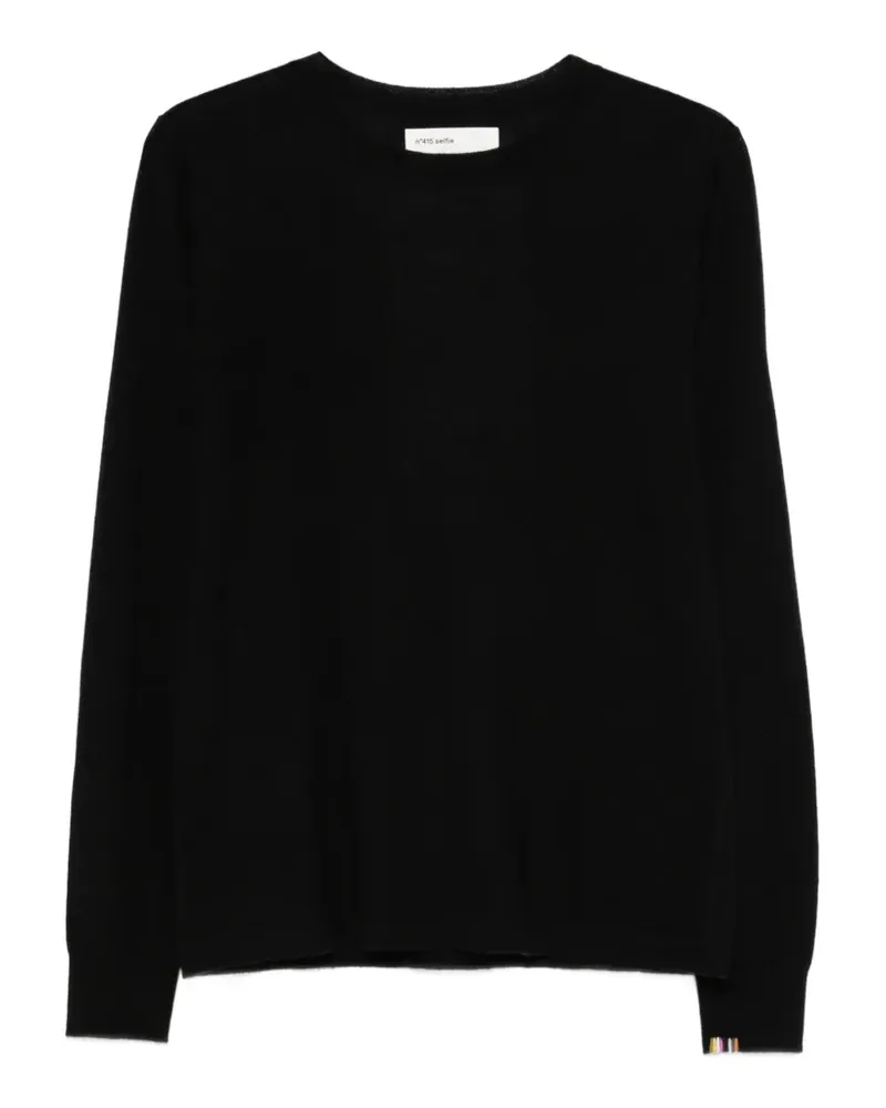 extreme cashmere Nº415 selfie sweater - Schwarz Schwarz