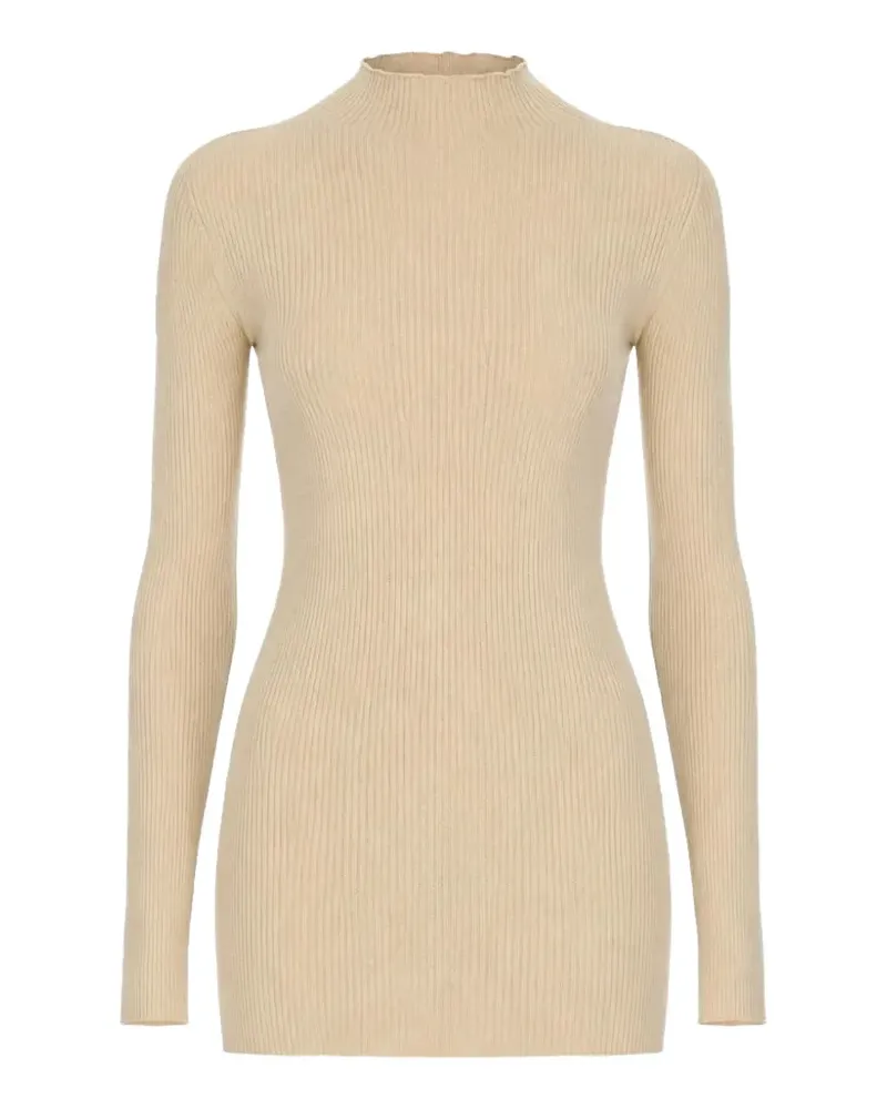 Rick Owens Gerippter Pullover - Nude Nude