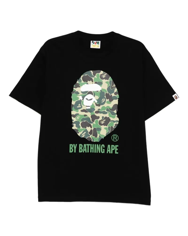 BAPE T-Shirt mit grafischem Print - Schwarz Schwarz