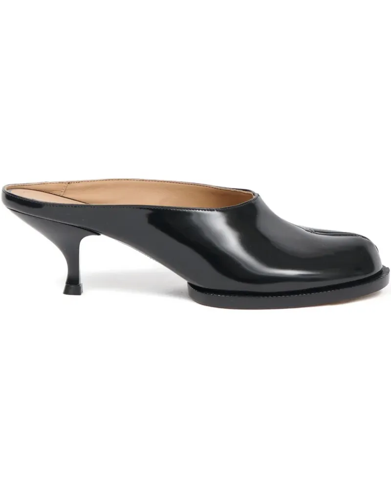 Maison Margiela Mules aus Leder 55mm - Schwarz Schwarz