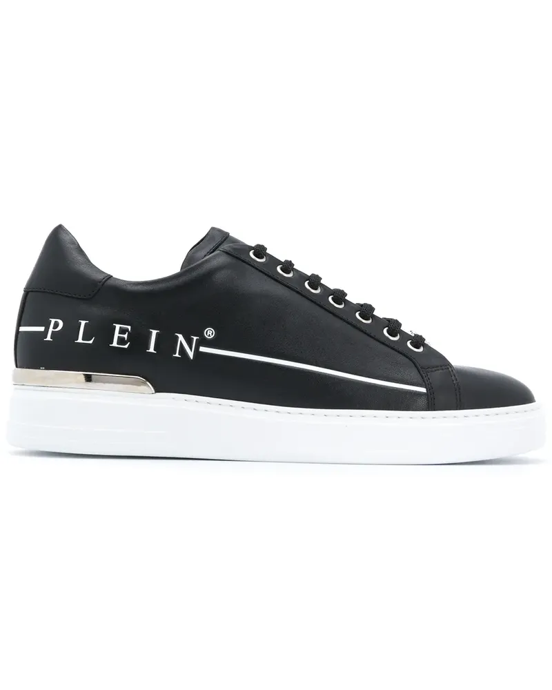 Philipp Plein Sneakers mit Logo-Print - Schwarz Schwarz