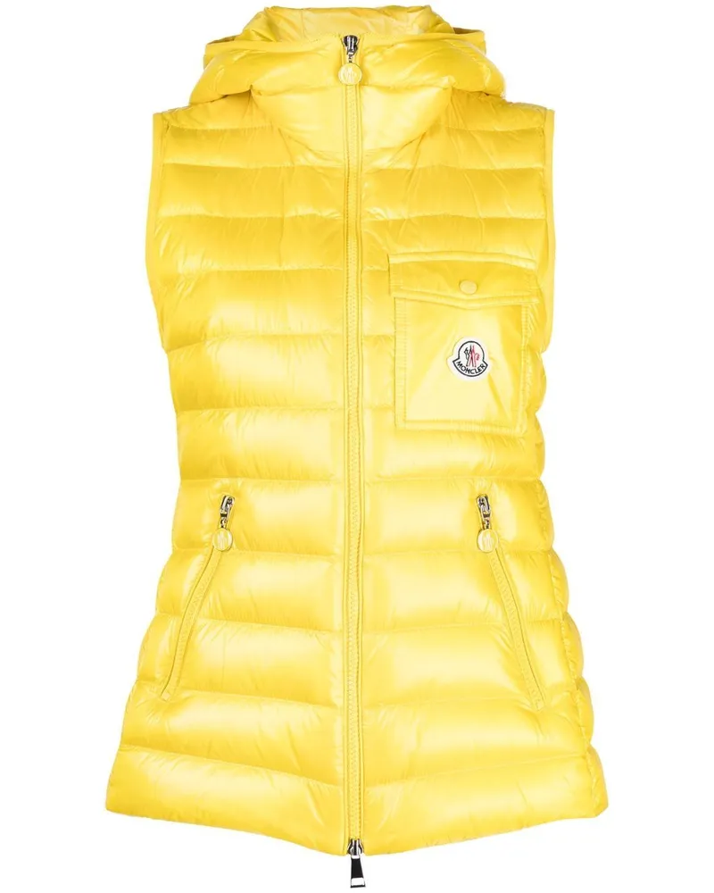 Moncler Glygos Daunenweste - Gelb Gelb
