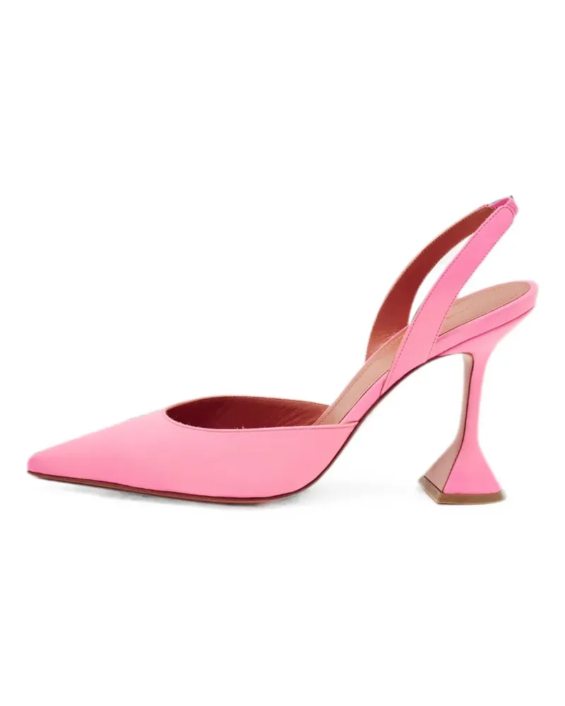 Amina Muaddi Holli Slingback-Pumps - Rosa Rosa