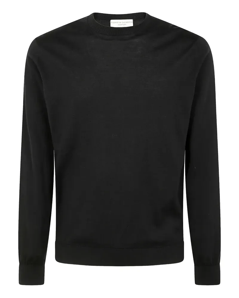 Filippo de Laurentiis Pullover aus Baumwolle - Schwarz Schwarz