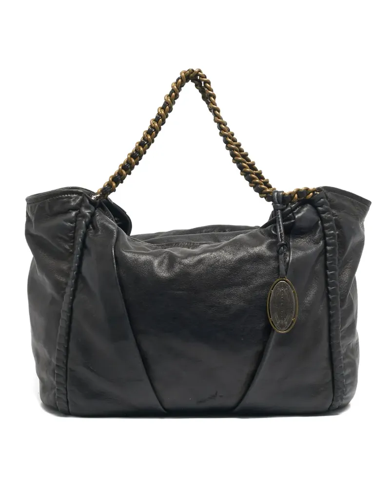 Elie Tahari leather shoulder bag - Schwarz Schwarz