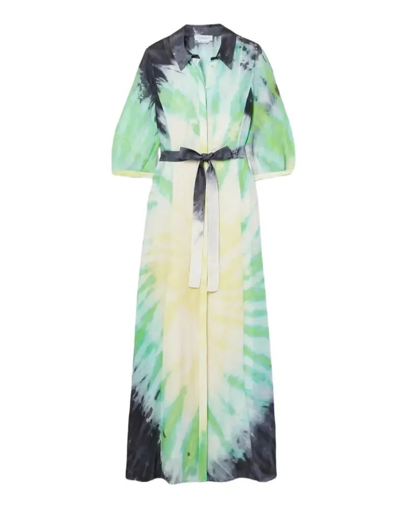 Gabriela Hearst Daisy tie-dye belted dress - Grün Grün