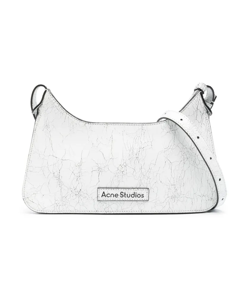 Acne Studios Mini Platt Schultertasche - Weiß Weiß