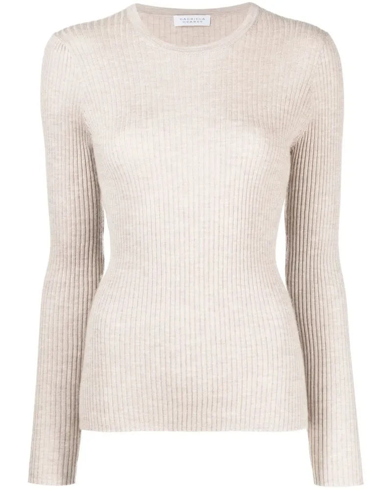 Gabriela Hearst Pullover aus geripptem Strick - Braun Braun