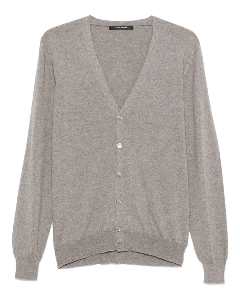 Tagliatore Geknöpfter Cardigan - Grau Grau