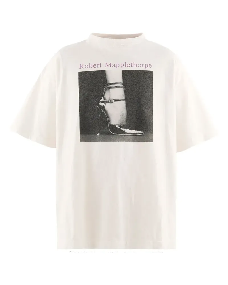 SAINT MXXXXXX Robert Mapplethorpe T-Shirt mit Foto-Print - Nude Nude