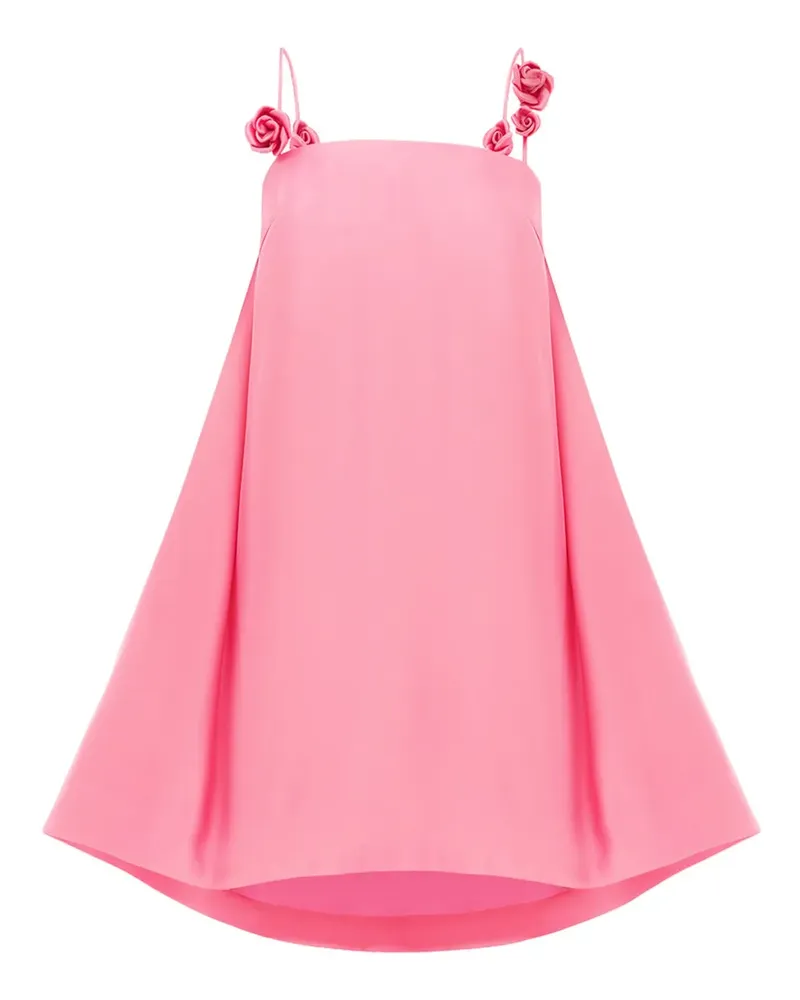 LEO LIN Fiona Minikleid mit Rosenriemen - Rosa Rosa