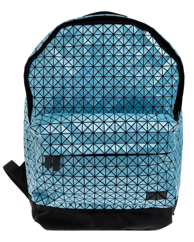 Issey Miyake Geometrisch gemusterter Rucksack - Blau Blau