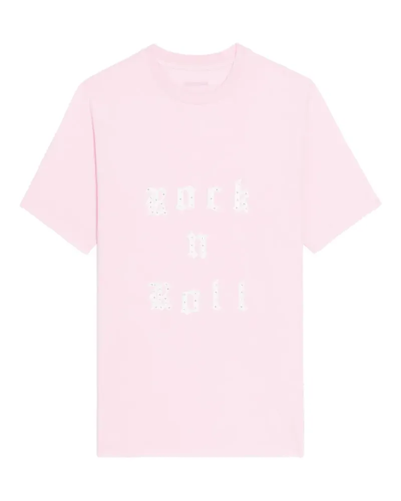 Zadig & Voltaire T-Shirt mit grafischem Print - Rosa Rosa