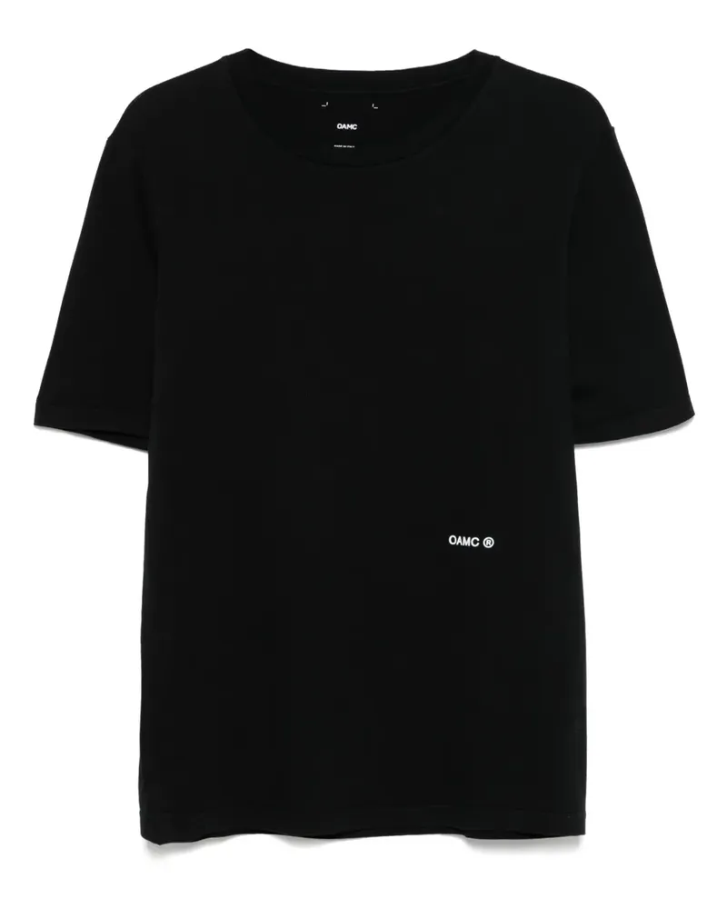 OAMC Klassisches T-Shirt - Schwarz Schwarz