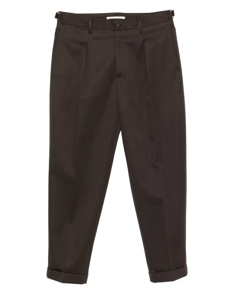 Briglia 1949 Hose mit Bundfalten - Braun Braun