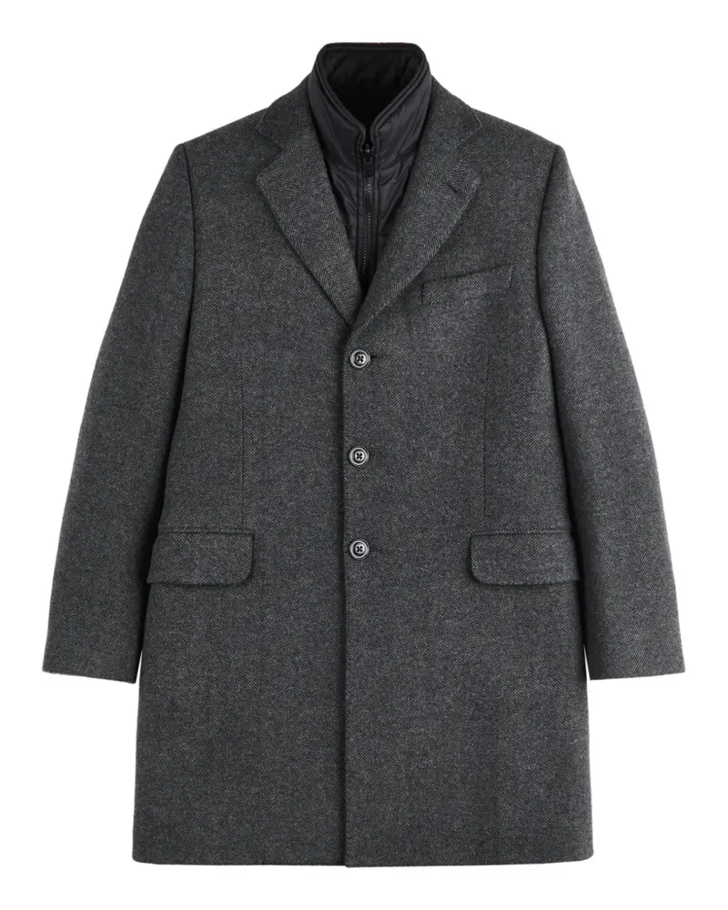 Fay herringbone-pattern Double Coat - Grau Grau