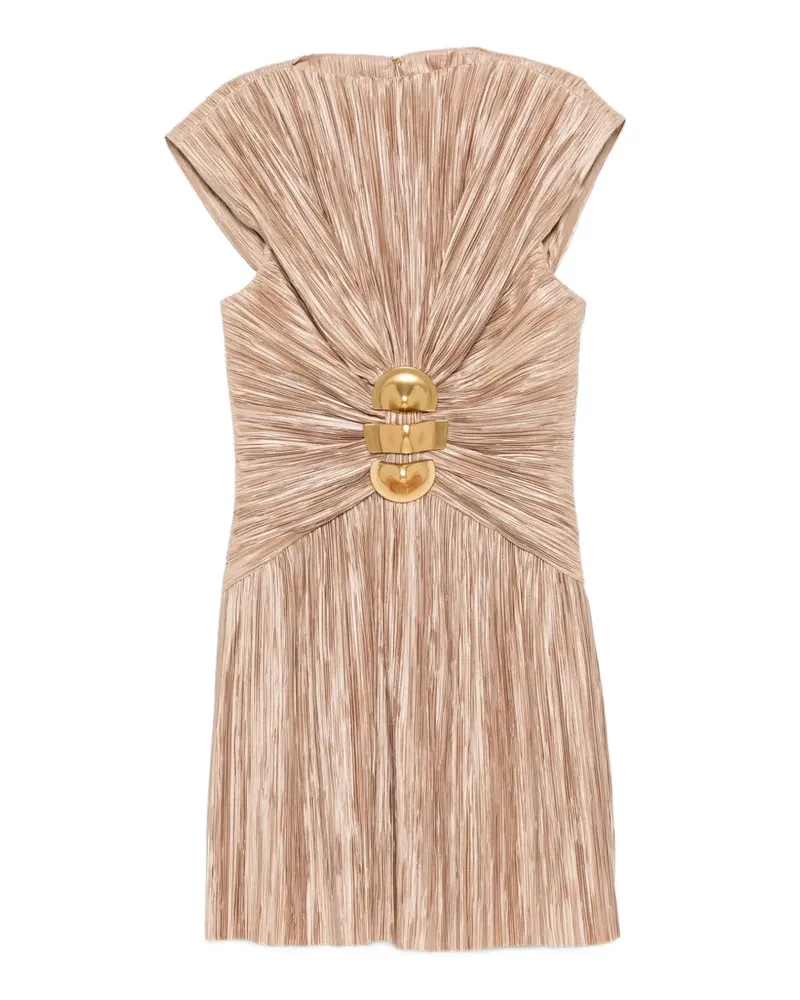 Cult Gaia Andromeda pleated mini dress - Nude Nude