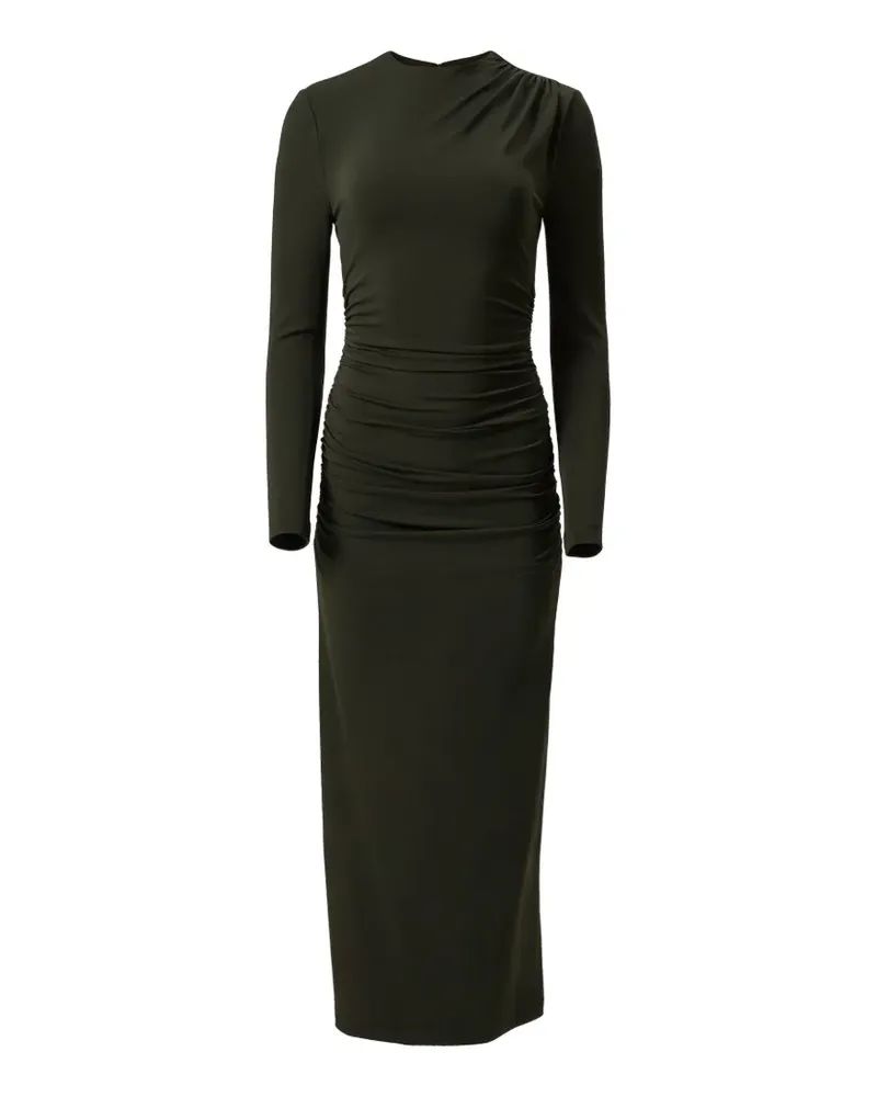 Carolina Herrera New York Maxikleid mit gerafften Säulen - Grün Grün