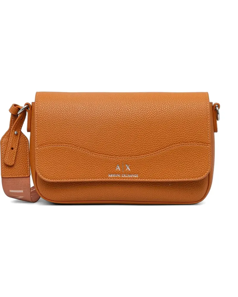 Armani Exchange Umhängetasche mit Logo-Riemen - Orange Orange