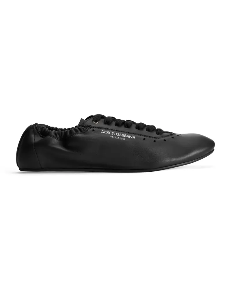 Dolce & Gabbana Lipari Sneakers aus Lammleder - Schwarz Schwarz