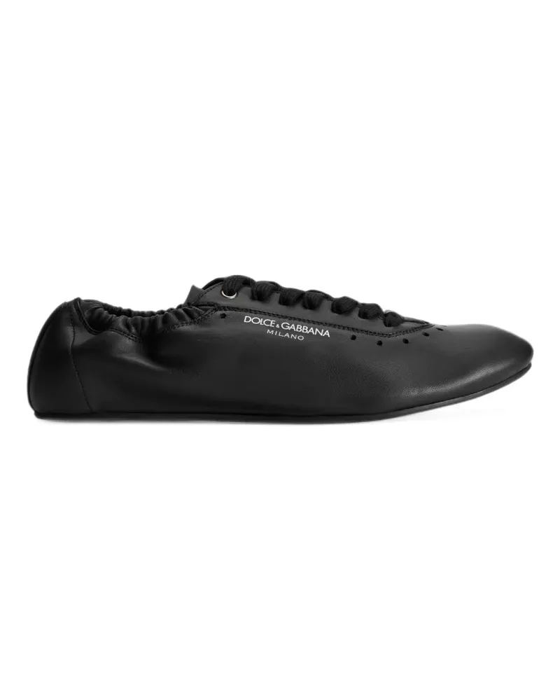Dolce & Gabbana lambskin Lipari sneakers - Schwarz Schwarz