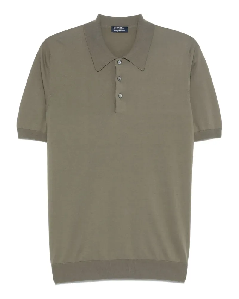 BARBA Klassisches Poloshirt - Grün Grün