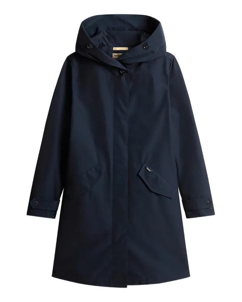 Woolrich Summer Prescott 2L Kapuzenparka - Blau Blau