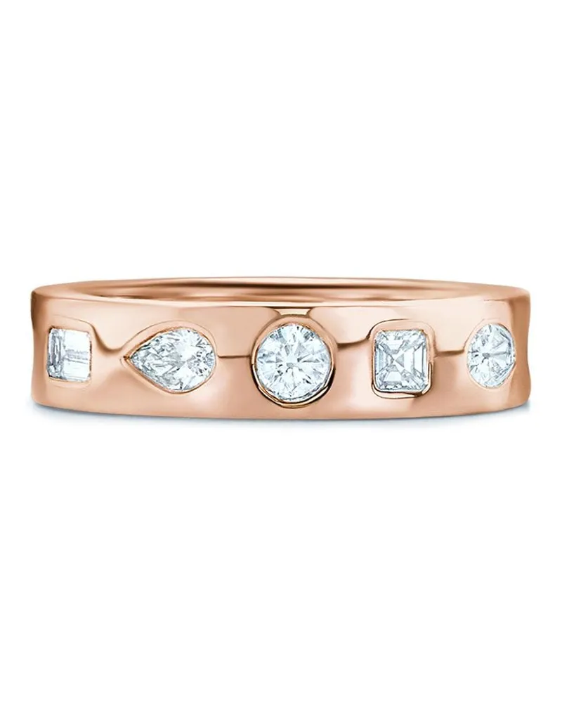 KWIAT 18kt Rotgoldring mit Diamanten - Rosa Rosa
