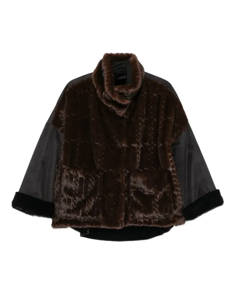 Collection Privée? Parka mit Faux Fur - Braun Braun
