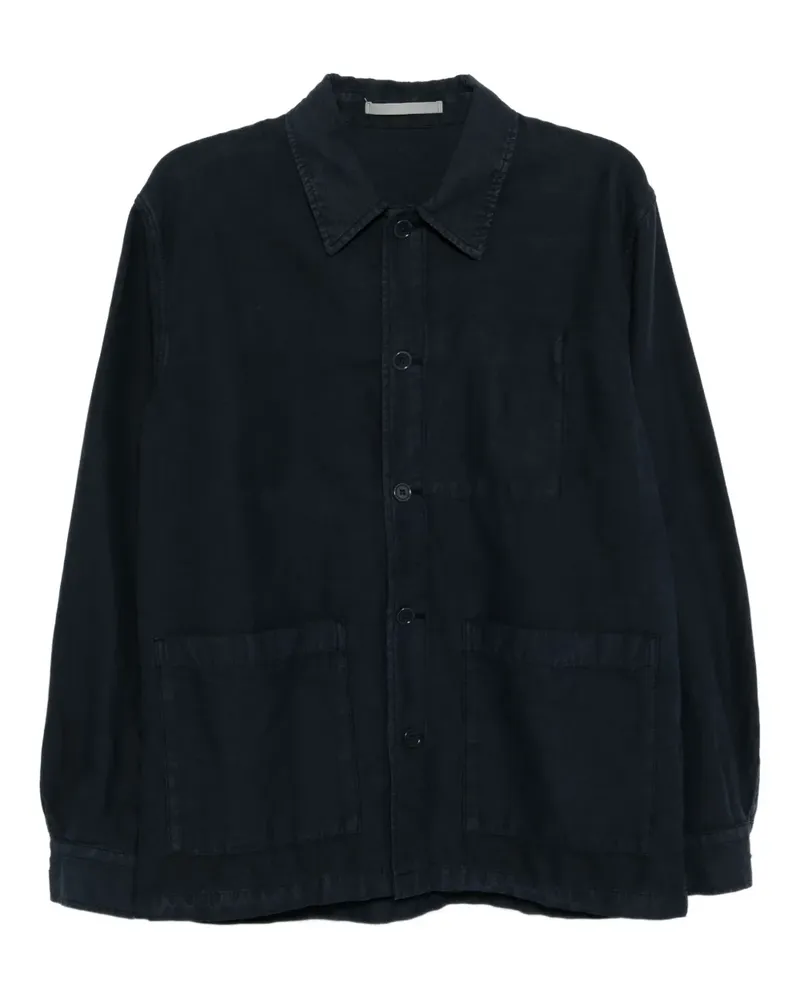 Norse Projects Julian Hemdjacke - Blau Blau