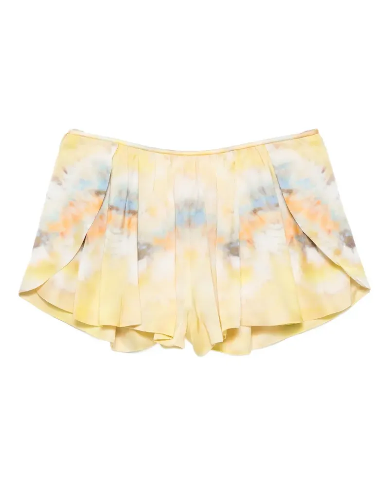 Zimmermann tie-dye shorts - Gelb Gelb