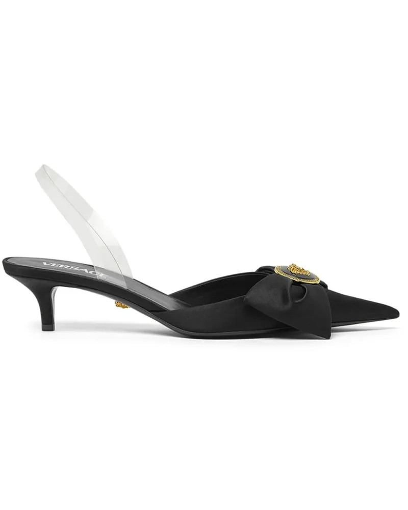 Versace Alia Slingback-Pumps 45mm - Schwarz Schwarz