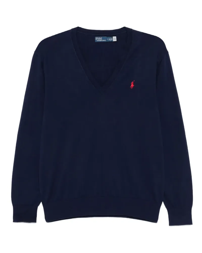 Ralph Lauren Pullover mit V-Ausschnitt - Blau Blau