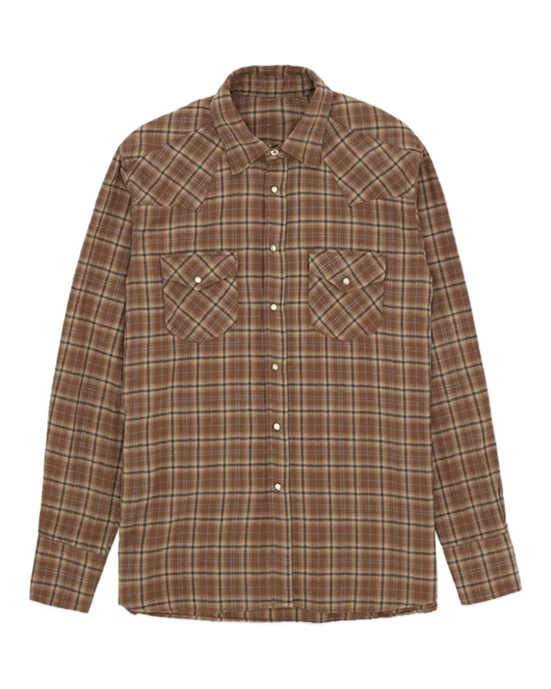 Fortela Ntex check-pattern shirt - Braun Braun