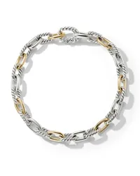 David Yurman 18kt Gelbgold-Kettenarmband Silber