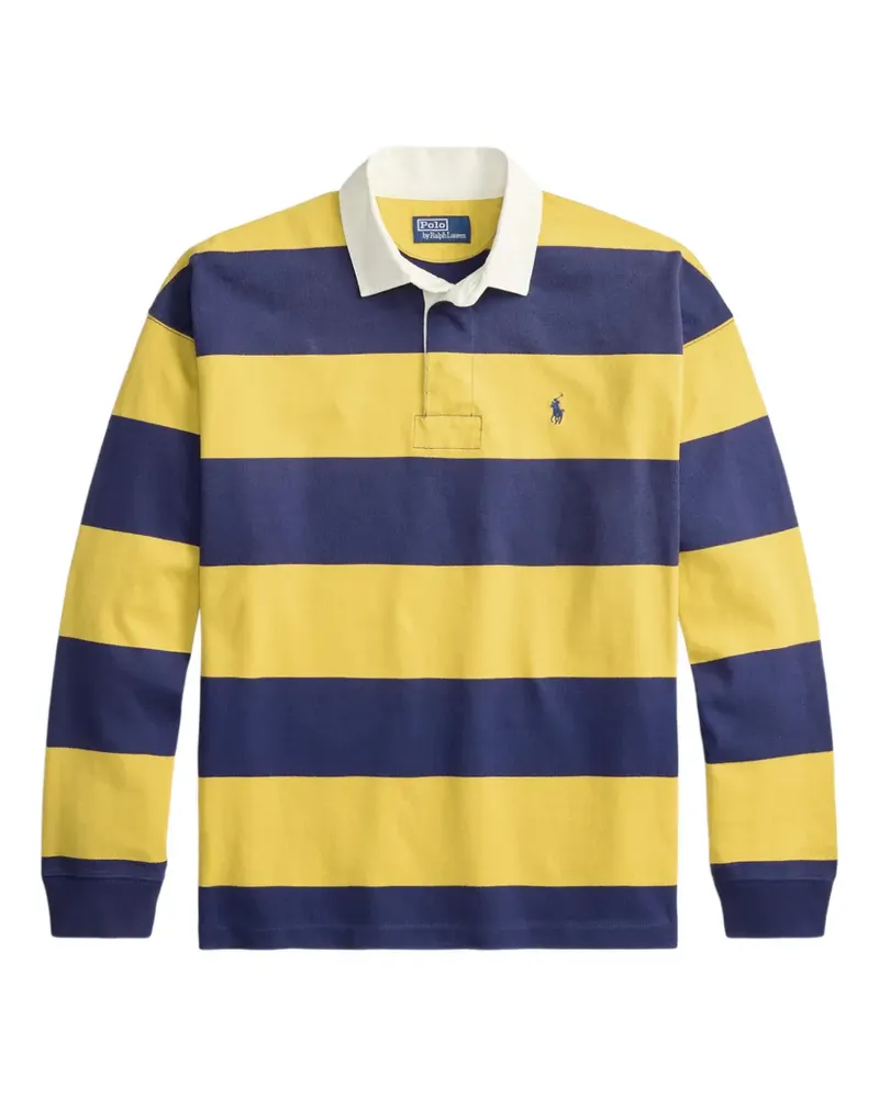 Ralph Lauren Poloshirt mit Querstreifen - Blau Blau