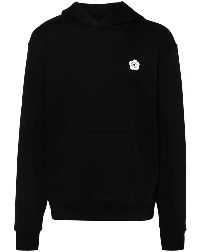 Kenzo Hoodie mit Boke Flower-Patch - Schwarz Schwarz