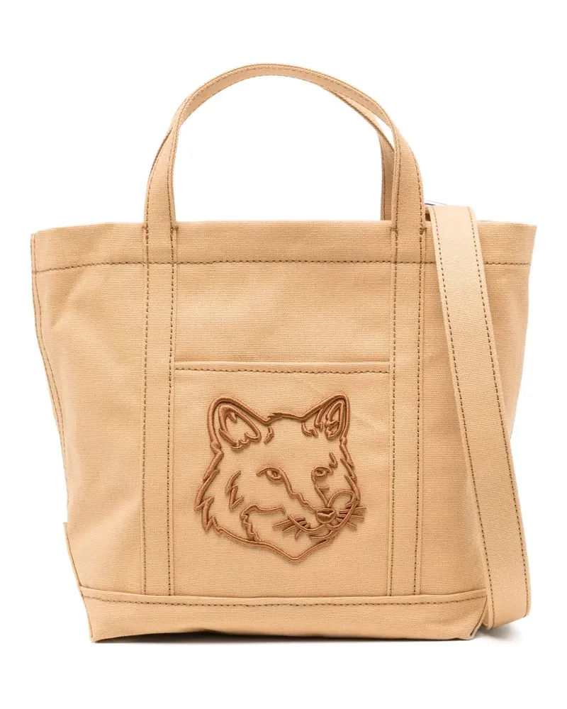 Kitsuné Kleiner Fox Head Tote Bag - Braun Braun