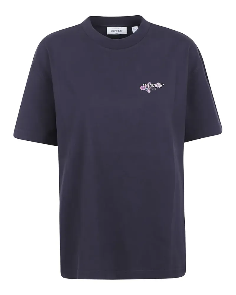 OFF-WHITE Dripped Watercol Arrow graphic-print T-shirt - Blau Blau