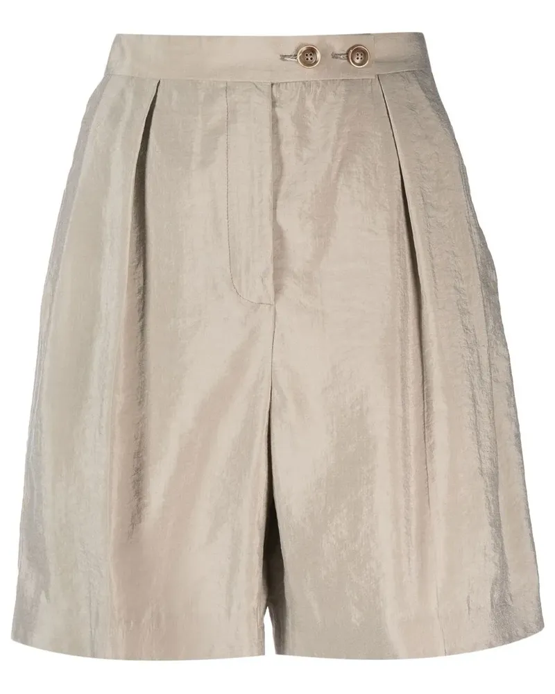 Emporio Armani Shorts mit Falten - Grün Grün