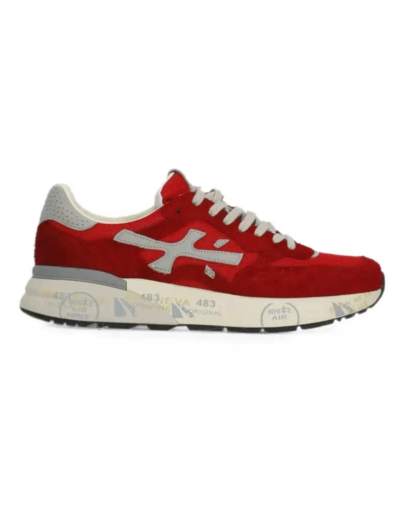 Premiata Mick Sneakers mit Logo-Patch - Rot Rot