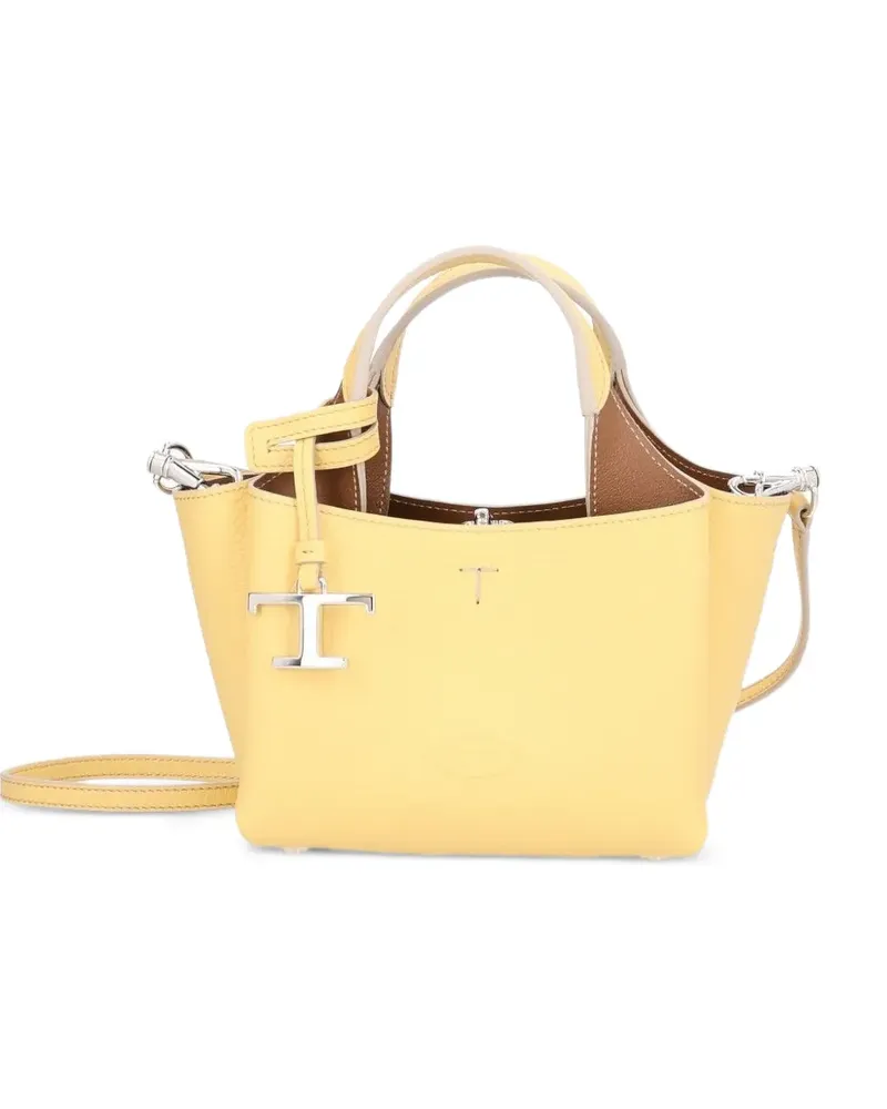 TOD'S T Timeless Schultertasche - Gelb Gelb