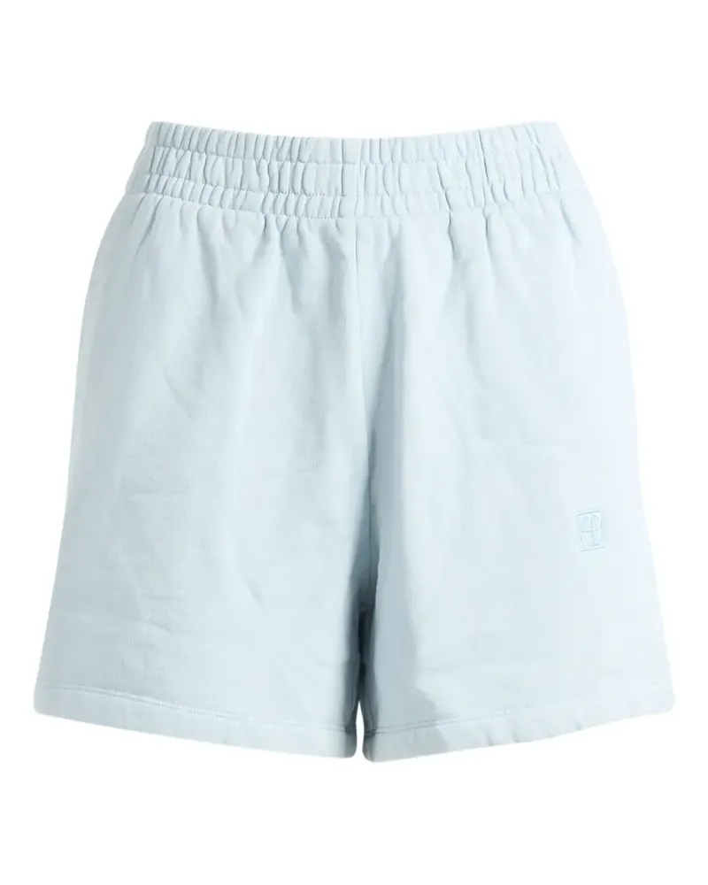Anine Bing Shorts mit Logo - Blau Blau