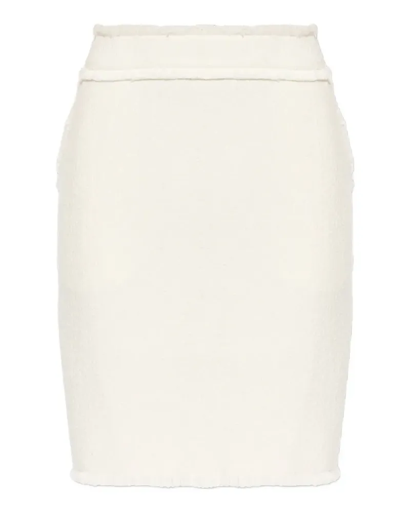 Max Mara Ausgefranster Abile Rock - Nude Nude