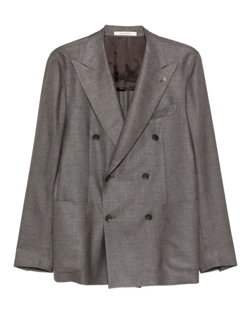 Tagliatore Doppelreihiges Sakko - Braun Braun