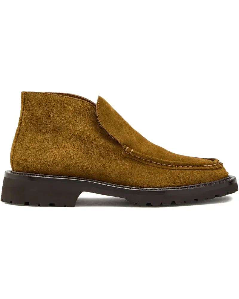 LEGRES topstitched loafers - Braun Braun