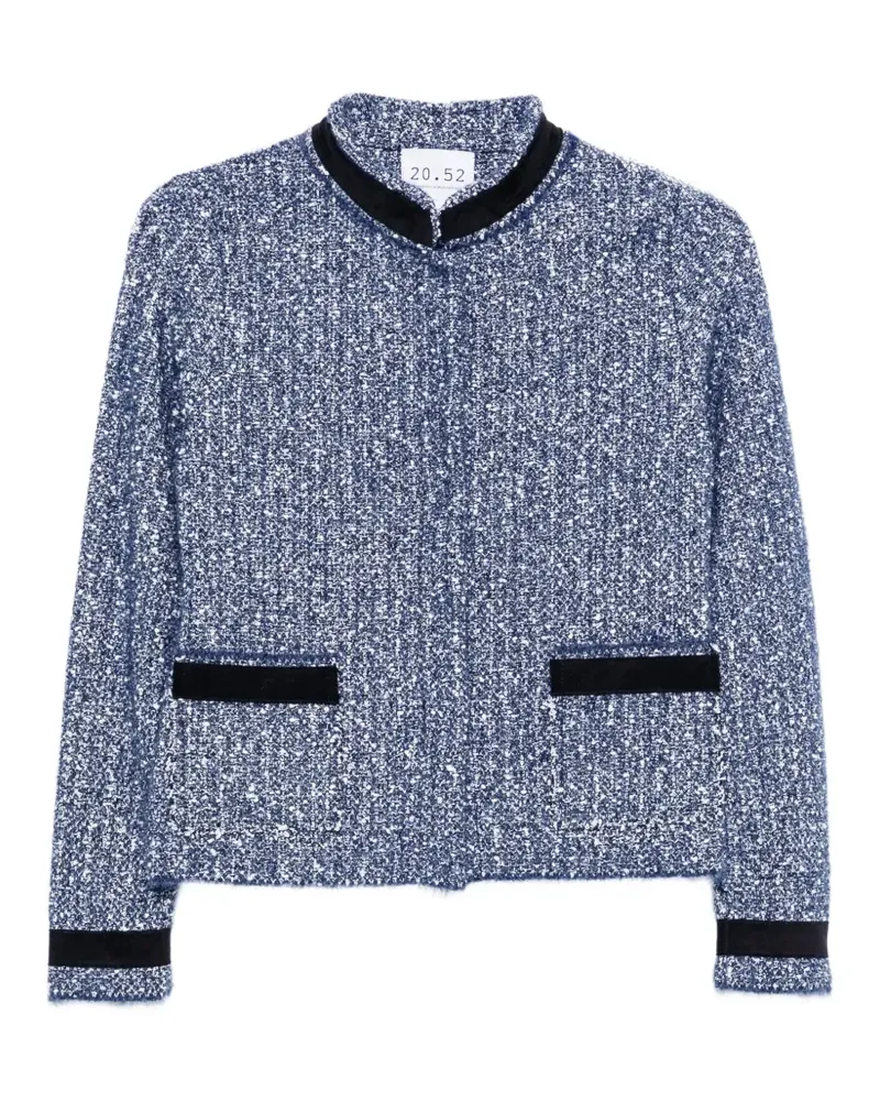 NEERA Jacke mit aufgesetzten Taschen - Blau Blau